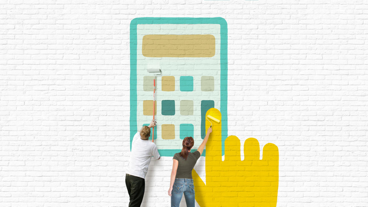 Lập kế hoạch sơn lại tường